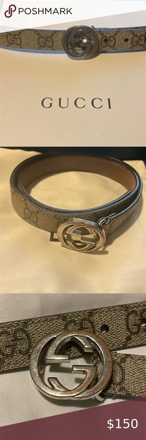 poshmark kids gucci belt|authentic Gucci belt stamp.